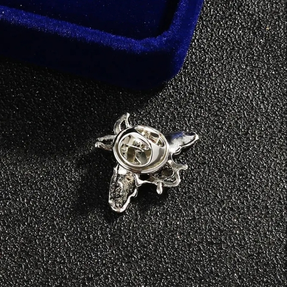 Silver Bee Brooch Pin Vintage Style - Picture 2 of 6